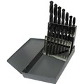 Drill America 1/16"-1/2"x32nds 15Pc. HSS Jobber Length Drill Bit Set DWD15J-LH-SET